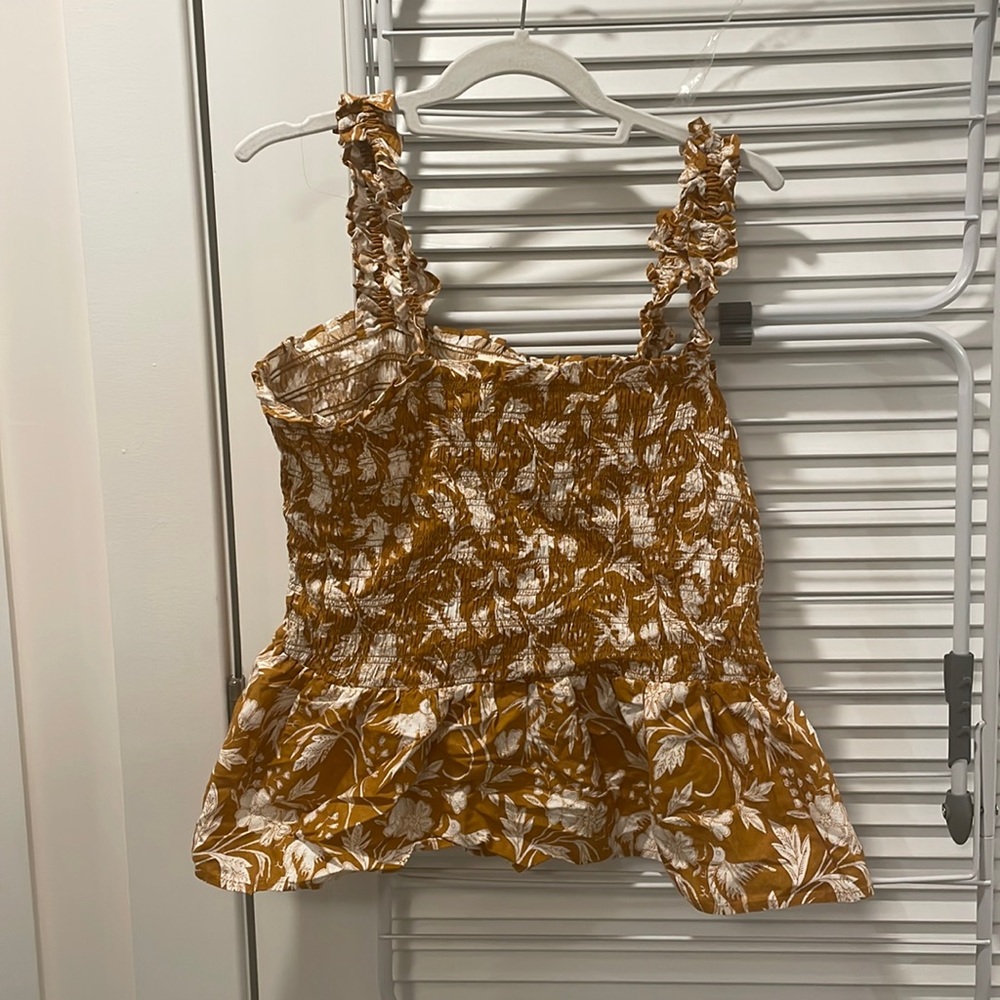 Floral Smocked Tank
